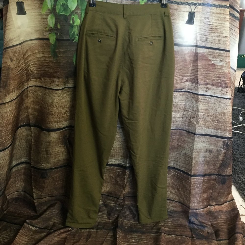 🖼High Waisted Green Pants F21 - Picture 3 of 6